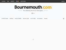 Tablet Screenshot of bournemouth.com